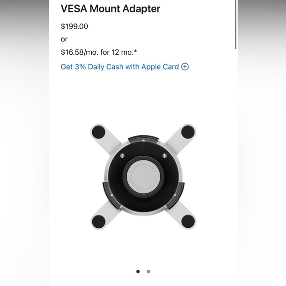 Apple Vesa mount adapter